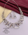 309 AD Diamond Designer Party Wear Necklace Set Wholesalers In Delhi
